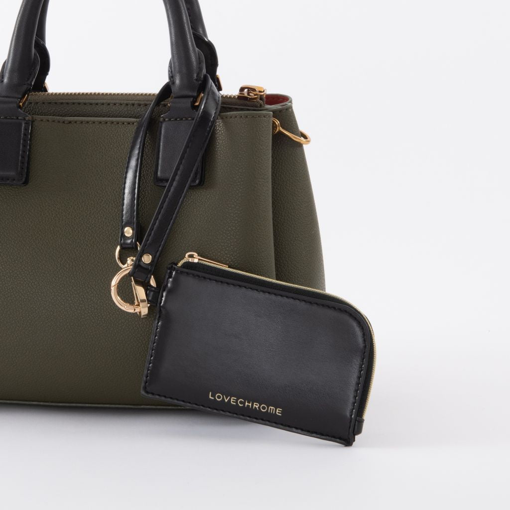 K24GPツキゴールド &コームケースバックチャーム(ブラック)セット