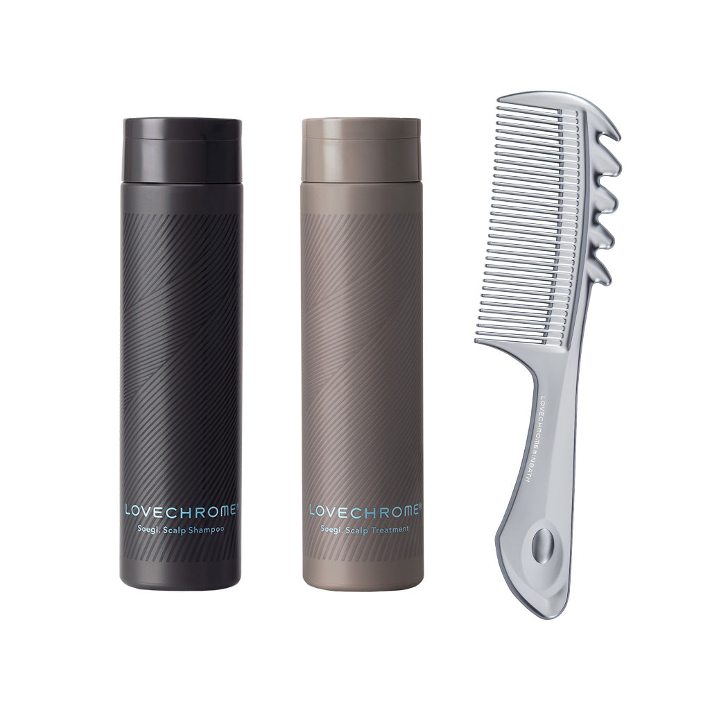コーム+トリートメント&シャンプーセット(スカルプ T&S250+(R)INBATHスカルプカッサS)