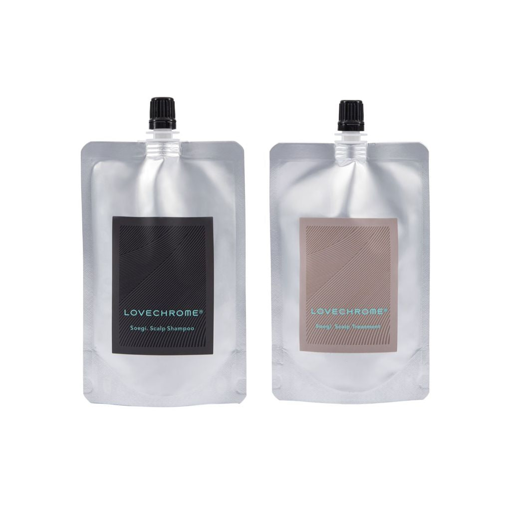 P.B LOVECHROME スカルプ シャンプー＆トリートメント100ml/g セット