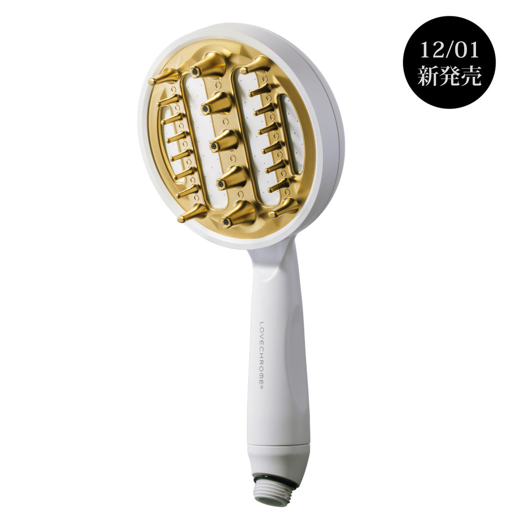 ラブクロム 美頭髪シャワーヘッド IPゴールド
