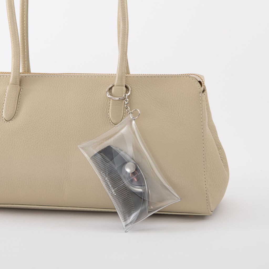 PGツキプレミアムブラック ＆コームケースバックチャーム（クリア）セット